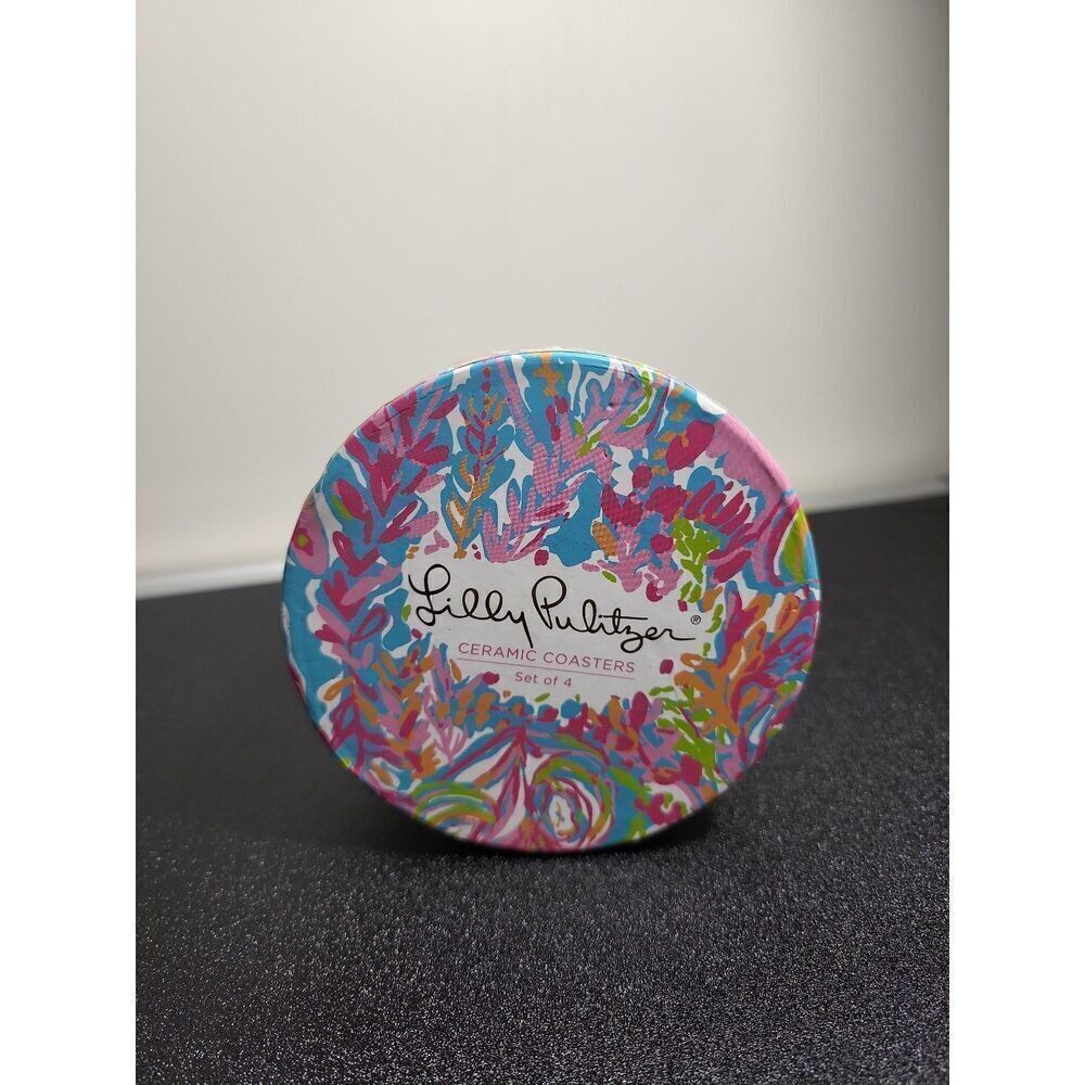 Lilly Pulitzer Ceramic Coasters Set of 4
